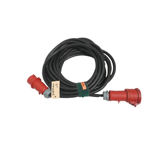 CEE 32A 400V 5P red extensions cables 10-15m