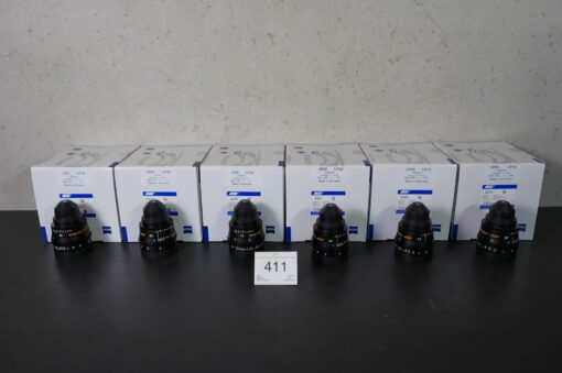 Lot: 411 - ARRI Ultra Prime Set of 6 in feet - Set 4 (16, 20, 24, 28, 32, 40)