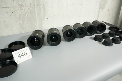 Lot: 446 - Demo Lens Signature Primes Set of 6 in feet (18, 25, 35, 47, 75, 125mm)