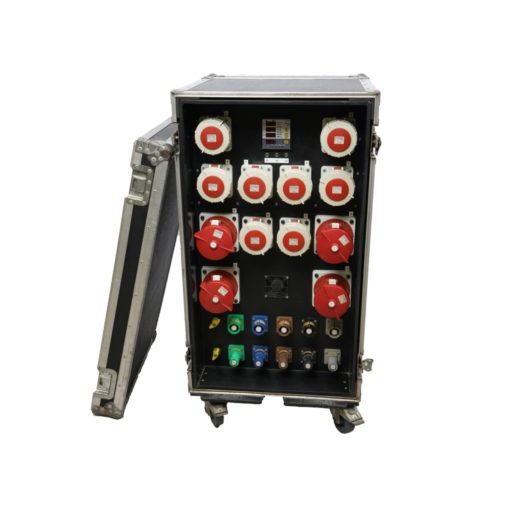 Distribution box 400A Powerlock in flightcase