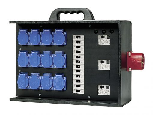 Mobile 32 amp Briefcase Distribution Box 114-05-331