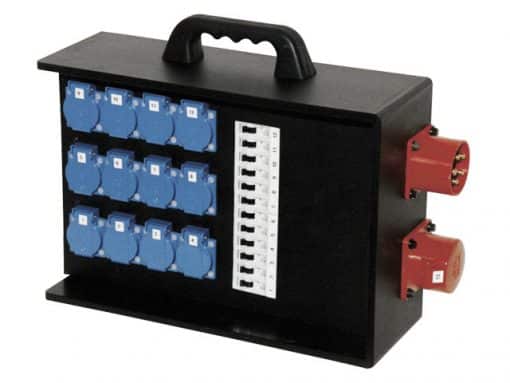 Mobile 32 amp Briefcase Distribution Box 114-06-666