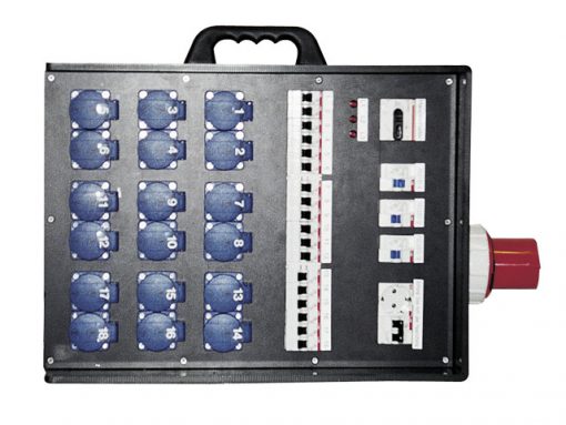 Mobile 63 amp Briefcase Distribution Box 114-06-671