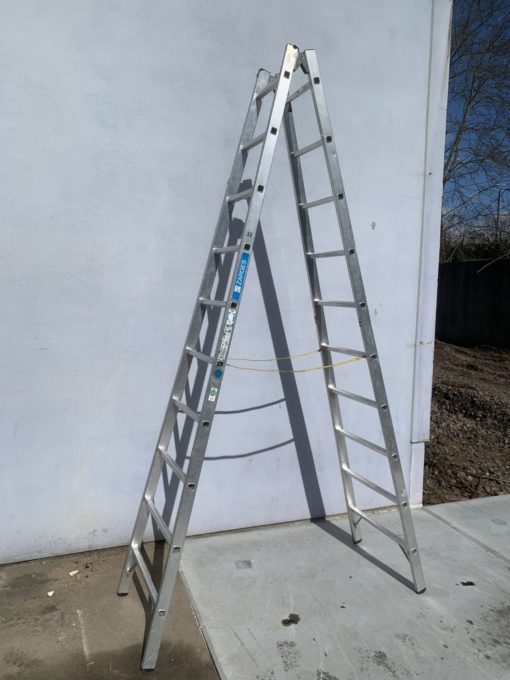 ZARGES ALUMINIUM 2x10-TREADS Ladder - Image 4