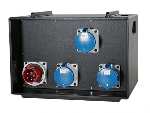 Stackable Mobile 63 amp power distributor 114-06-350