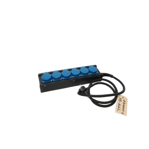 INDU Schuko block 6x