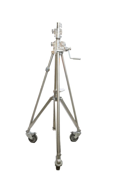 Manfrotto/Avenger 387XBU Stainless Steel Silver Wind Up with wheels - Image 2