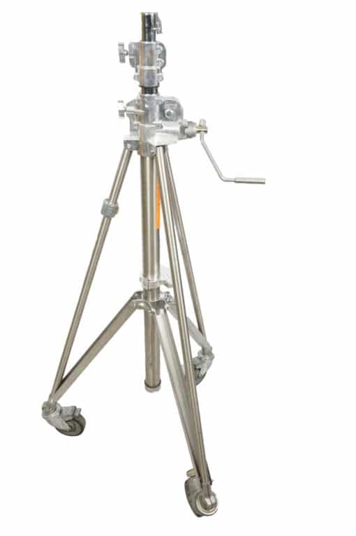 Manfrotto/Avenger 387XBU Stainless Steel Silver Wind Up with wheels - Image 6