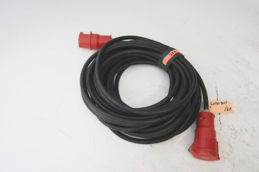 CEE 32A 400V 5P red extensions cables 20m - Image 2