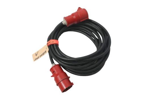 CEE 16A 400V 5P 5x2,5mm² red extensions cables 8-10m - Image 2