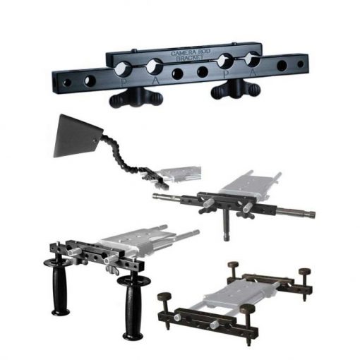 Cardellini Camera Rod Bracket KIT US Version with 2 brackets and 4 leveling screw