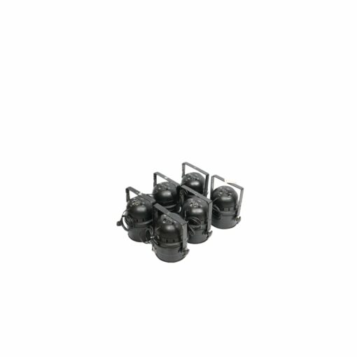 LED PAR 64 black RGB Set